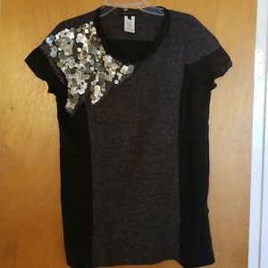 MM Couture Miss Me Sequin Top